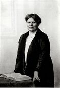 Luise Kiesselbach (DDP, 1863-1929), Vertreterin des Hauptverbands bayerischer Frauenvereine in München im Provisorischen Nationalrat. (Quelle: Johannes Herwig-Lempp)