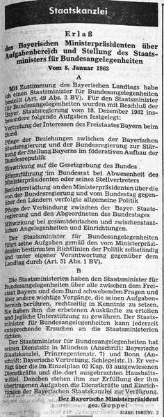 Datei:Erlass Aufgabenbereich und Stellung Staatsminister fuer Bundesangelegenheiten 1963.pdf
