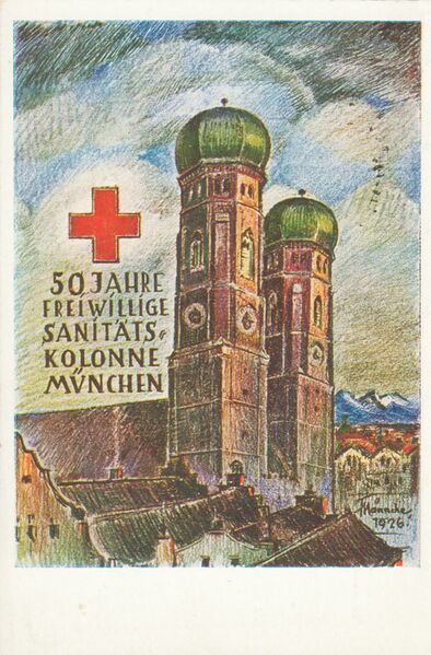 Datei:Postkarte 50-Jahre Sanitaetskolonne Muenchen.jpg