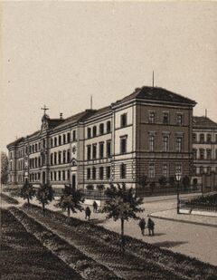 Lehrerbildungsanstalt Amberg. (Bayerische Staatsbibliothek, Bildarchiv port-012743)