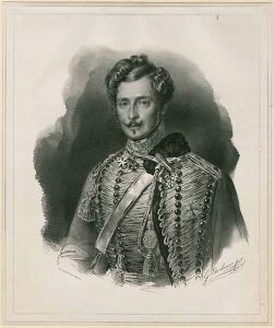 Maximilian Herzog von Leuchtenberg (1817-1852), Druckgrafik von Franz Hanfstaengl (1804-1877). (PDM via Stadtmuseum München, G M I/2052)
