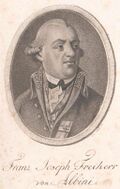 Franz Joseph Freiherr von Albini (1748-1816) war Statthalter des Kurfürsten für das Fürstentum Regensburg. (Österreichische Nationalbibliothek, PORT_00105396_01)