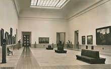 Impressionen von der "Großen Deutsche Kunstausstellung" 1937. (Haus der Kunst, Historisches Archiv)