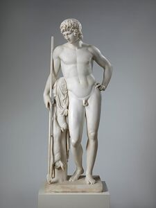 Bertel Thorvaldsen (1770-1844), Adonis, Skulptur zwischen 1808 und 1831. (Bayerische Staatsgemäldesammlungen, Inventarnummer WAF B 29, lizenziert durch CC BY-SA 4.0)