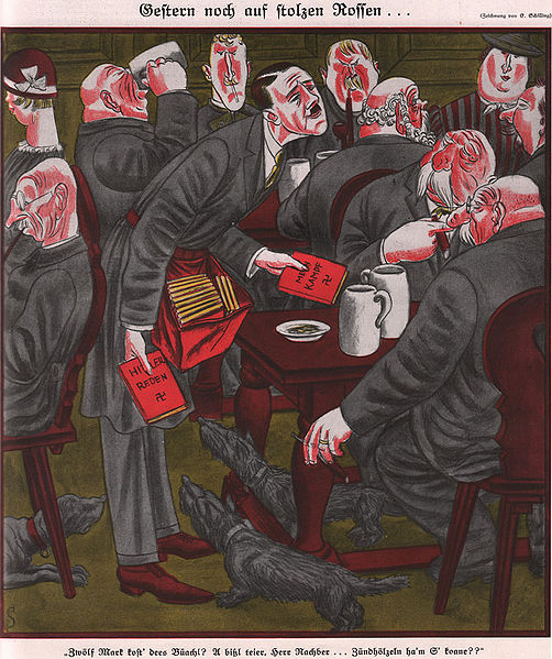 Datei:Karikatur Hitler Simplicissimus.jpg