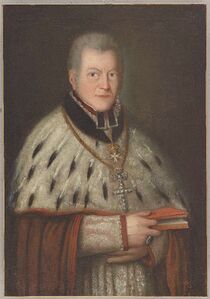 Churer Bischof Karl Rudolf Buol von Schauenstein (1760-1833), Porträt um 1815. (Rätisches Museum Chur)