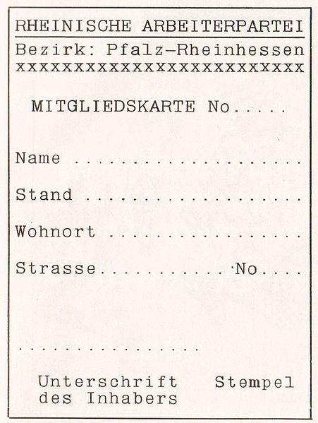 Datei:Mitgliedskarte Rheinische Arbeiterpartei.jpg