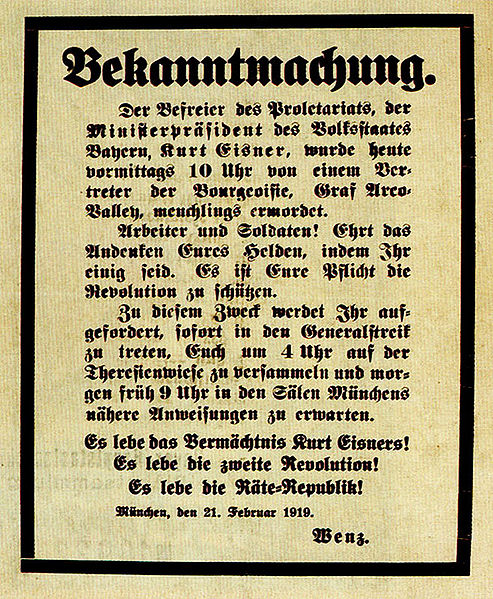 Datei:Plakat Zweite Revolution 21. Februar 1919.jpg