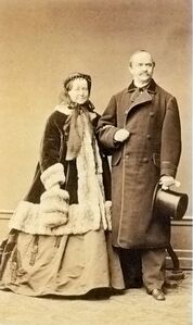 Otto und Amalie von Griechenland in Bamberg, Fotografie von Joseph Albert, 02. März 1867. (Otto-König-von-Griechenland Museum, Ottobrunn)