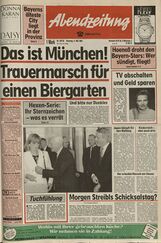 Titelblatt der AZ vom 11.5.1993. (AZ)