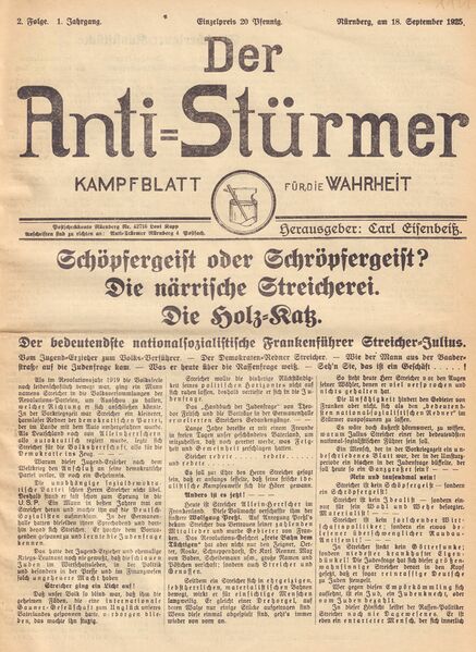 Datei:Titelblatt Anti-Stuermer 1925.jpg