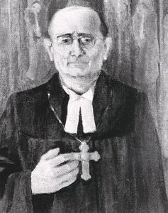 Landesbischof Ludwig Diehl. (Zentralarchiv der Evangelischen Kirche der Pfalz)