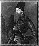 Markgraf Albrecht Alkibiades (reg. 1541-1557), Gemälde von Andreas Riehl d.Ä. (ca. 1515/1522-1567), 1557, Plassenburg, Markgrafenzimmer. (© Bayerische Schlösserverwaltung www.schloesser.bayern.de)