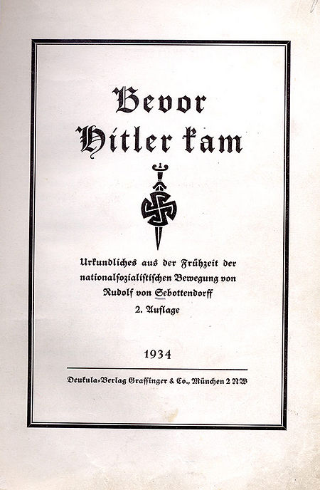 Thule-Gesellschaft, 1918-1933 – Historisches Lexikon Bayerns