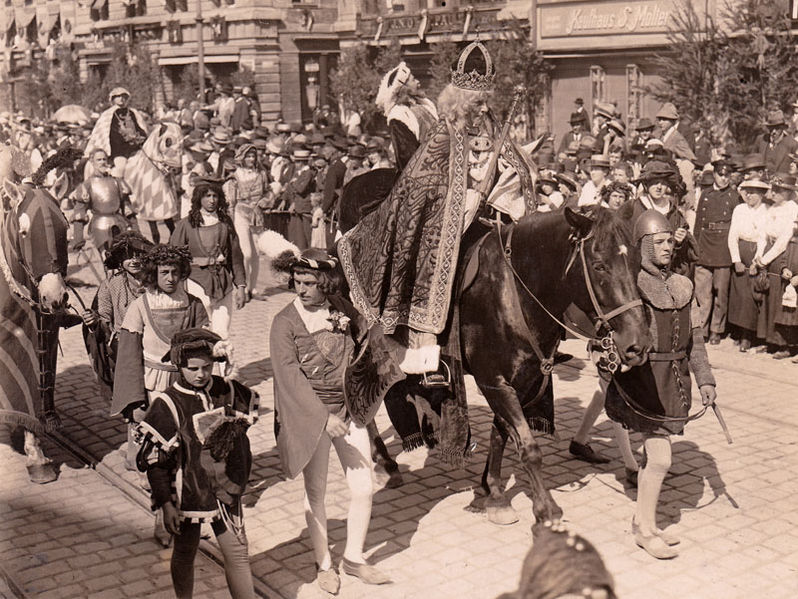 Datei:Landshuter Hochzeit Festzug Kaiser 1922.jpg