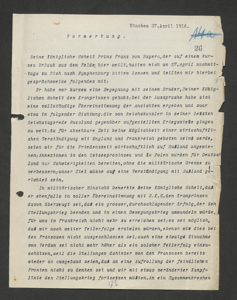 Datei:Aktenstuecke Kriegsausbruch 1916.pdf