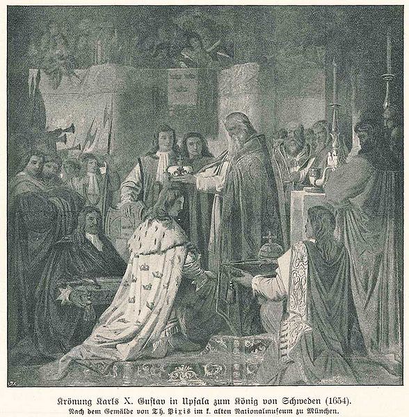 Datei:Kroenung Karls X 1654.jpg