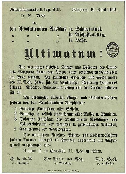 Datei:Ultimatum Armeekommando an unterfraenkische Raete.jpg