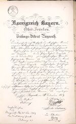 Vorschaubild für Datei:Ansaessigmachungsgesuch Siegmund Wuerzburger Stadtmagistrat Bayreuth 1847.jpg
