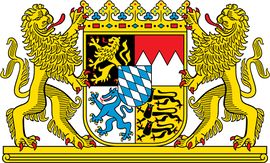 Das große Bayerische Staatswappen wurde am 5. Juni 1950 mit dem Gesetz über das Wappen des Freistaates Bayern eingeführt. (© Bayerisches Staatsministerium des Innern, für Bau und Verkehr)