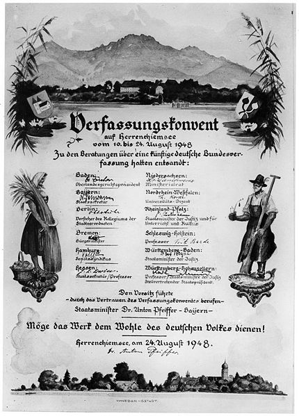 Datei:Schmuckblatt Verfassungskonvent Herrenchiemsee 1948.jpg