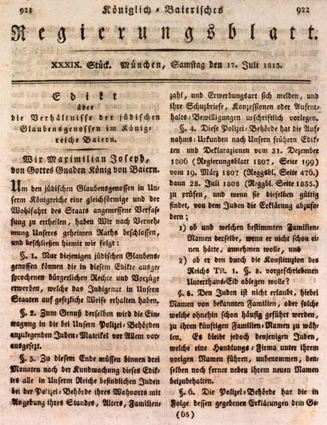 Datei:Judenedikt 1813.jpg