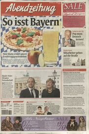 Titelblatt der AZ vom 23.1.2013. (AZ)