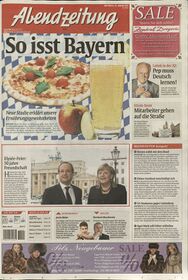 Titelblatt der AZ vom 23.1.2013. (AZ)