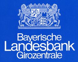 Logo der Bayerischen Landesbank Girozentrale, 1972. (Bayerisches Wirtschaftsarchiv, S11, 55)