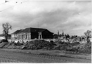 Das Prinz-Carl-Palais im zerstörten München 1948. (Bayerische Staatsbibliothek, Fotoarchiv Hoffmann)