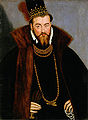 Markgraf Georg Friedrich (reg. 1557-1603) Gemälde von Lucas Cranach d. J. (1515-1586), um 1565 (Stiftung Preußische Schlösser und Gärten Berlin-Brandenburg/Fotograf: N.N.)