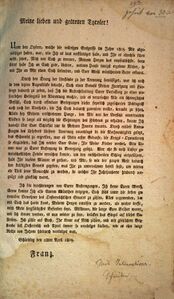 Flugblatt des Schärdinger Manifestes aus dem Jahr 1809. (Bayerische Staatsbibliothek, 2 Eur. 51 r-1#Beibd.30,a)