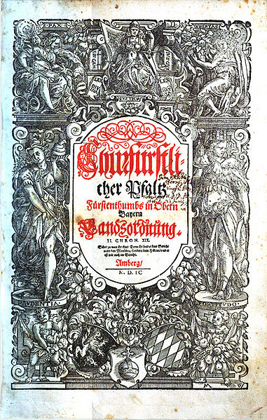 Datei:Oberpfälzische Landesordnung 1598.jpg