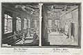 Vorzimmer und Steuerstube im Augsburger Rathaus. Abb. aus: Salomon Kleiner, Das Prächtige Rath Hauß der Stadt Augspurg, Augsburg 1733, Taf. XI. (Bayerische Staatsbibliothek, Res/2 Bavar. 476 r)