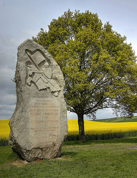 Datei:Gedenkstein Schlacht Marchfeld.jpg