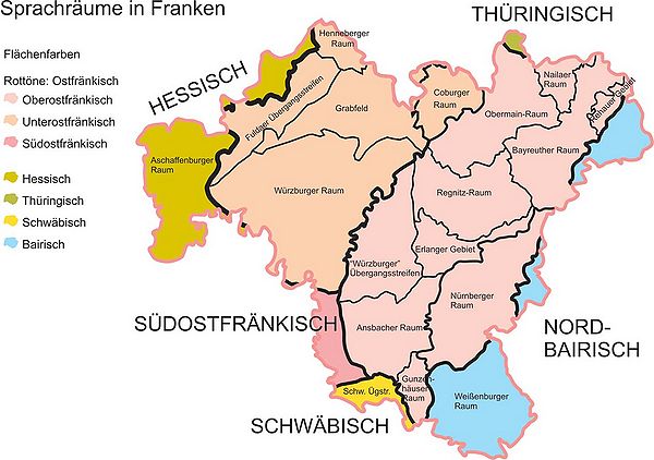 Fränkische Dialekte Historisches Lexikon Bayerns