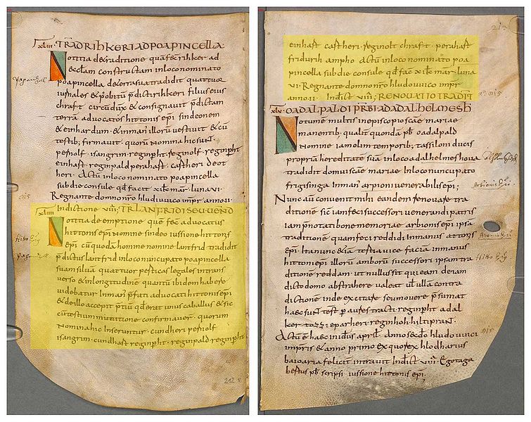 Datei:Kaufurkunde Cozroh-Codex 815.jpg