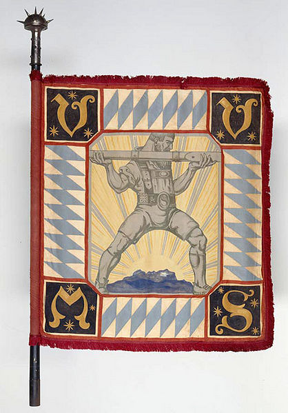 Datei:Standarte Vaterlaendischer Verein Muenchen Sendling.jpg