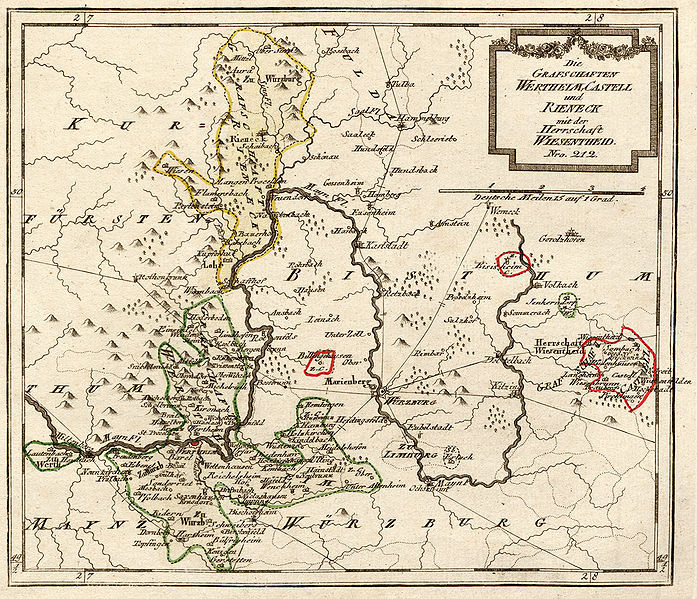 Datei:Karte Wertheim Castell Rieneck.jpg