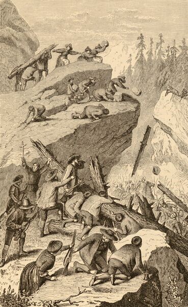 Datei:Kampf Sachsenklemme 1809.jpg