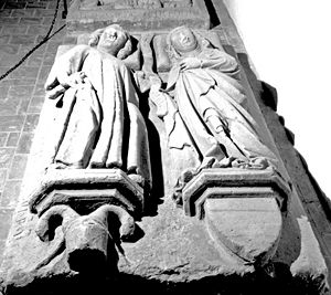 Grabmal Ulrichs I. von Truhendingen im Münster von Heidenheim. (Privatbesitz)