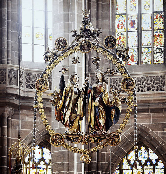 Datei:Engelsgruß Nuernberg Lorenzkirche.jpg