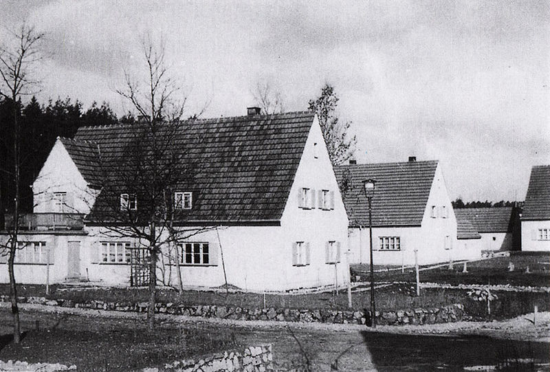 Datei:Waldkraiburg Bayerland-Siedlung 1950.jpg