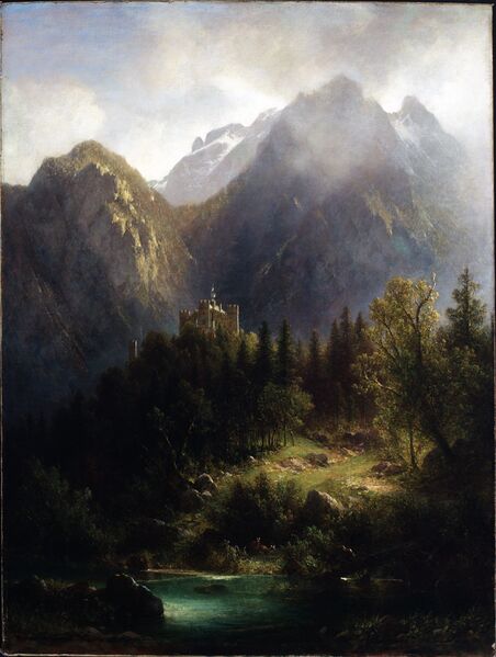 Datei:Julius Lange Hohenschwangau 1845 BSV.jpg