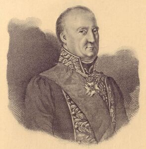Generallieutnant Bernhard Erasmus von Deroy (1742-1812). Abb. aus: Das Bayerland, Nr. 28, 20. Jahrgang 1909, 331. (Bayerische Staatsbibliothek, 4 Z 40.173-20)
