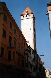 Der Goldene Turm in Regensburg. (Foto: Joachim Zeune)