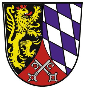 Wappen des Bezirks Oberpfalz. (Bezirk Oberpfalz)