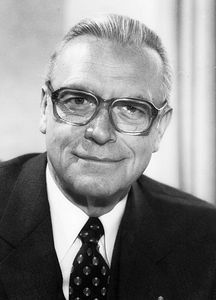 Dr. Franz Heubl (CSU, 1924-2001) war von 1978 bis 1990 Präsident des Bayerischen Landtags. Aufnahme aus dem Jahre 1986. (Foto: N. N., Archiv des Bayerischen Landtags, AA00022A)