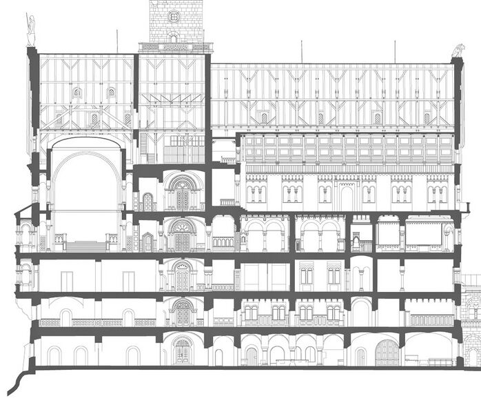 Datei:Neuschwanstein Laengsschnitt 2.jpg