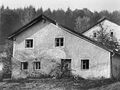 Zweireihiges Innengrüst, Kalkplattendach, 1367 d, ursprünglich Marienstein, jetzt Freilandmuseum Bad Windsheim, Fotografie Wolfgang Kirchner, 1990. (Freilandmuseum Bad Windsheim)